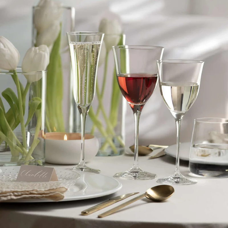 24 cl - Sabina 3 Calice Vino Multiuso In Vetro Luxion Set 6 Pz