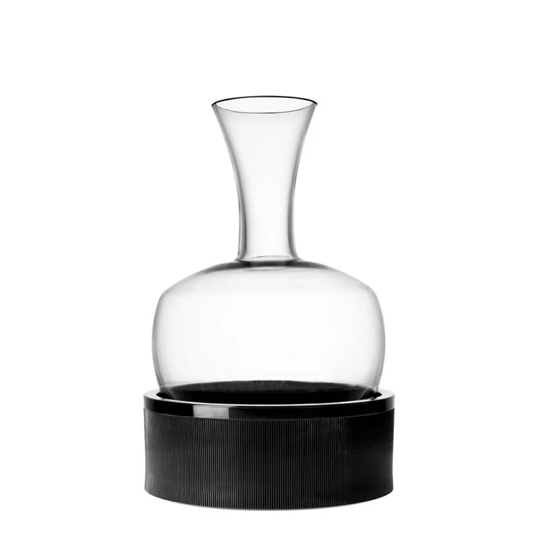 170 cl - Alavin Decanter Vino In Vetro Cristallino Con Base e Stopper AcrilicoTrasparente