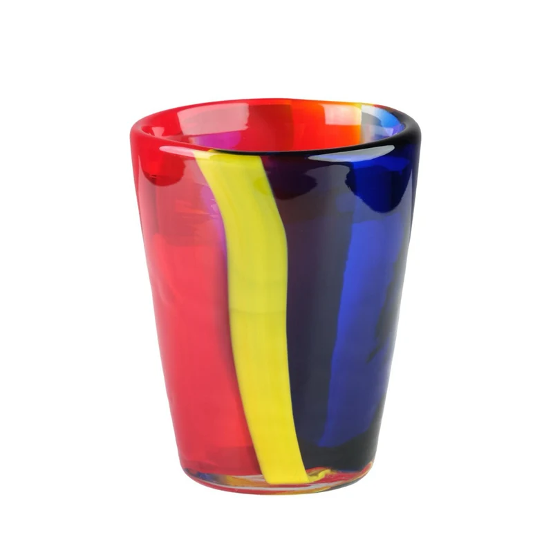 31 cl - Amazonicos Bicchiere Acqua In Vetro Soffiato a Bocca Set 6 Pz