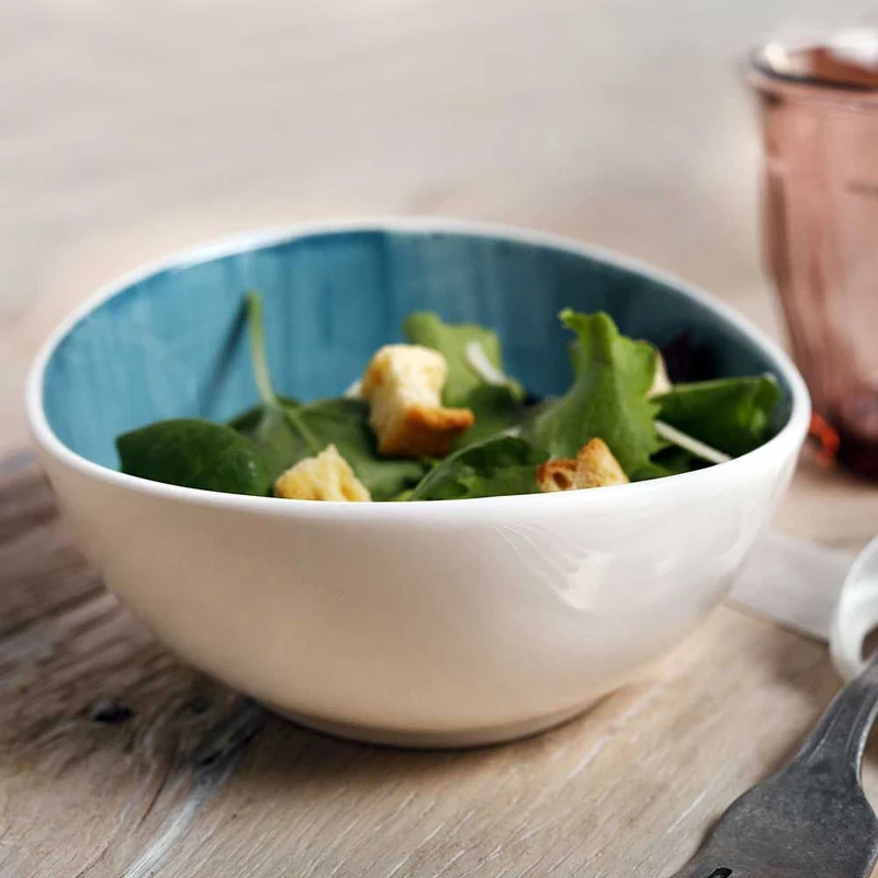 26 cm - B-Rush Piatto Piano Ovale In Porcellana Set 6 Pz