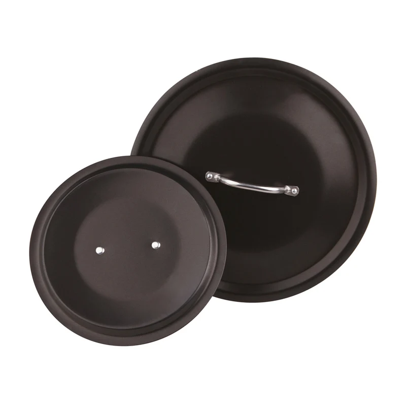 AlBlack 5mm Batteria Pentole Antiaderenti a Induzione In Alluminio Set 5 Pz