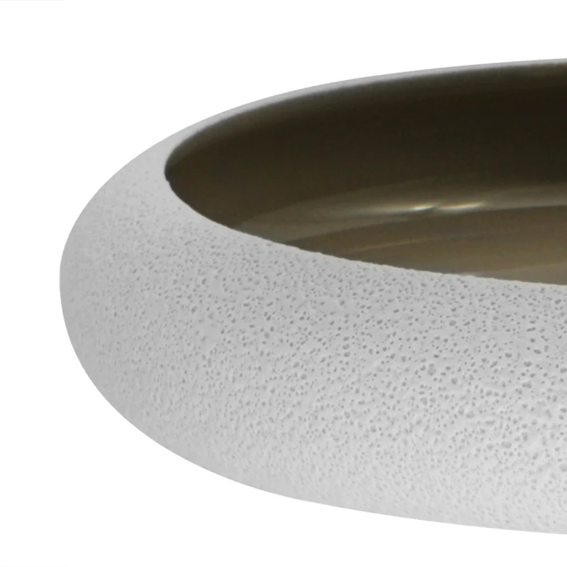 27 cm - Genesys Evo Grey Piatto Presentazione Alto a Nido In Porcellana