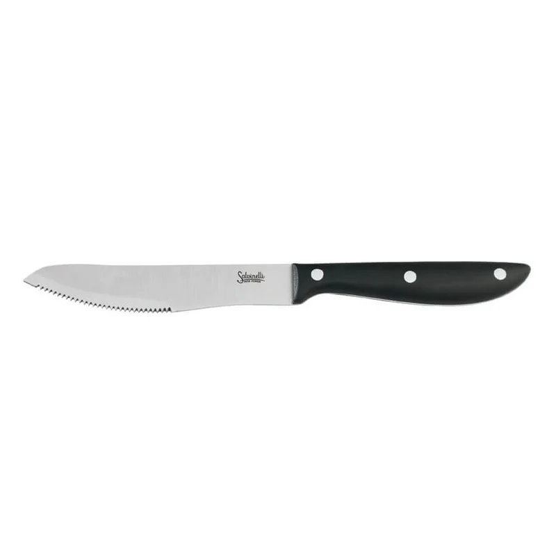 12.5 cm - Bistrot Coltello Bistecca in Acciaio Inox Set 6 Pz