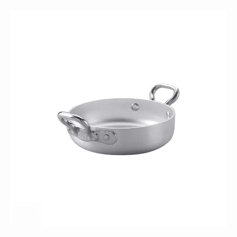 1932 Servizio In Tavola Tegamino Monoporzione In Alluminio Con Manici 1907 In Acciaio Inox