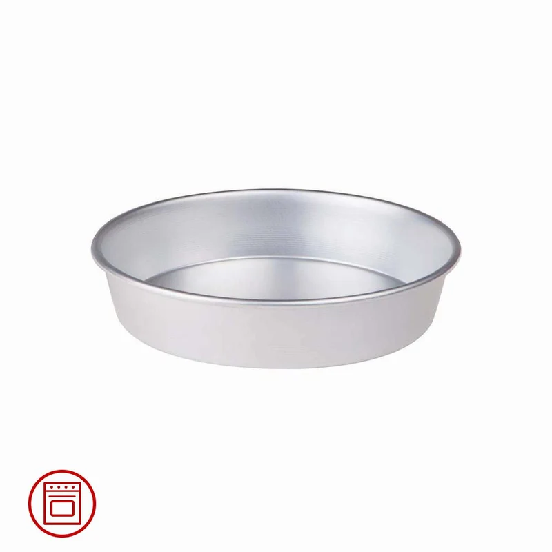 Pasticceria & Pizza Tortiera Conica Alta 6 cm Con Orlo In Alluminio