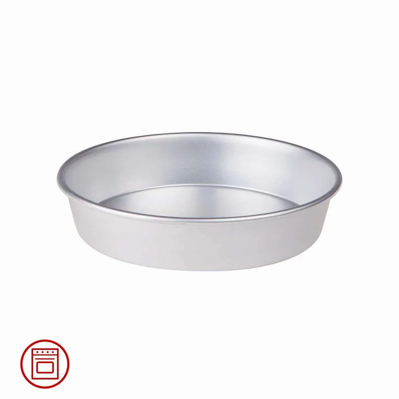 Pasticceria & Pizza Tortiera Conica Alta 6 cm Con Orlo In Alluminio