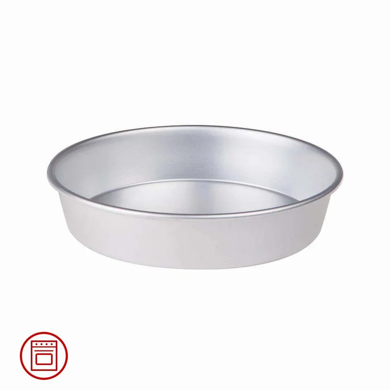 Pasticceria & Pizza Tortiera Conica Alta 6 cm Con Orlo In Alluminio