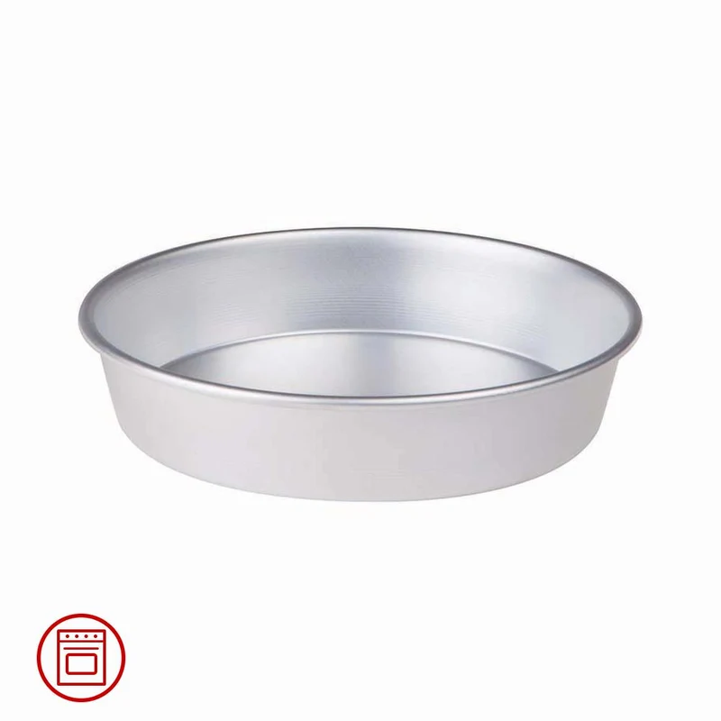 Pasticceria & Pizza Tortiera Conica Alta 6 cm Con Orlo In Alluminio