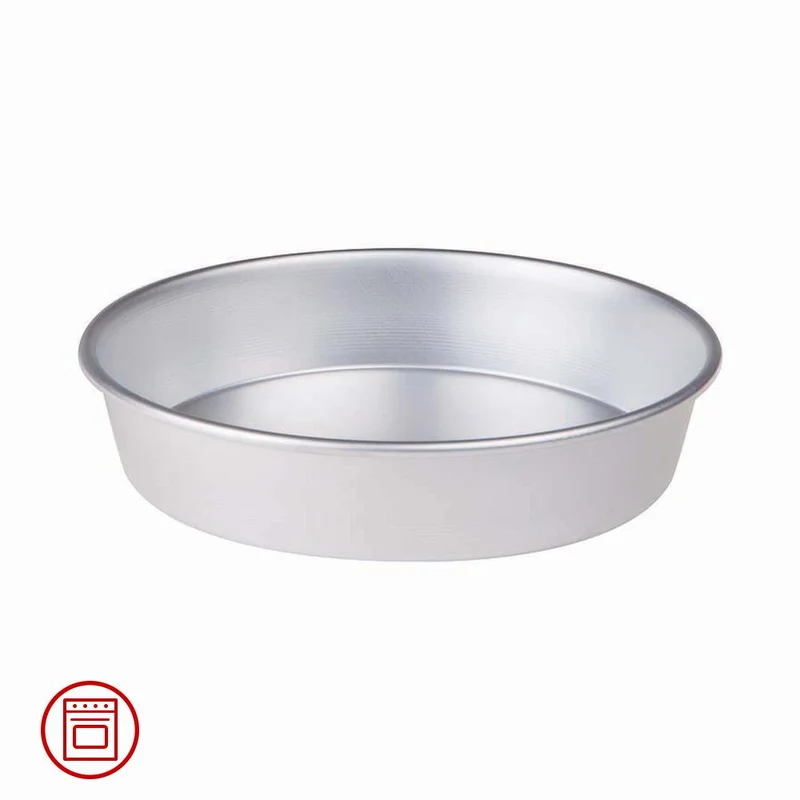 Pasticceria & Pizza Tortiera Conica Alta 6 cm Con Orlo In Alluminio