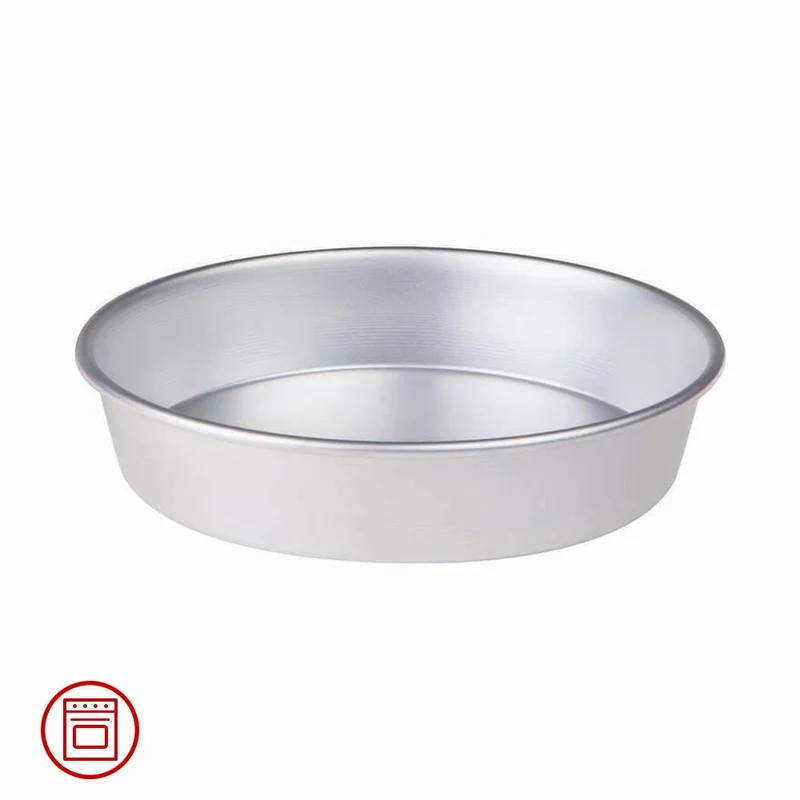 Pasticceria & Pizza Tortiera Conica Alta 6 cm Con Orlo In Alluminio