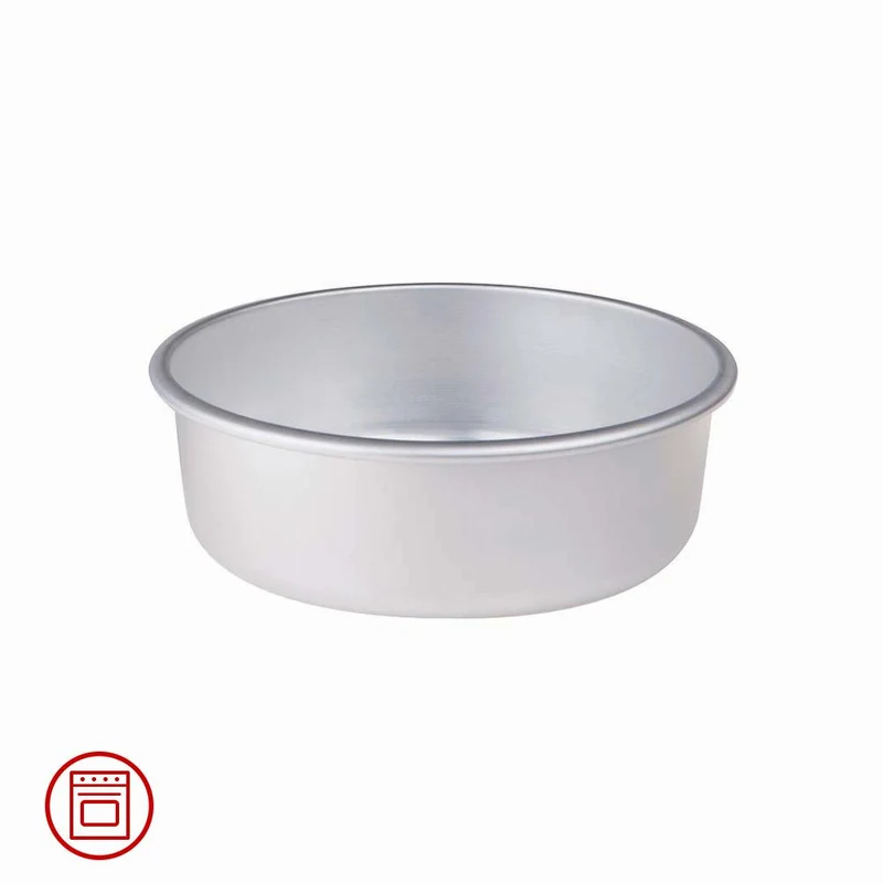 Pasticceria & Pizza Tortiera Conica Alta 8 cm Con Orlo In Alluminio