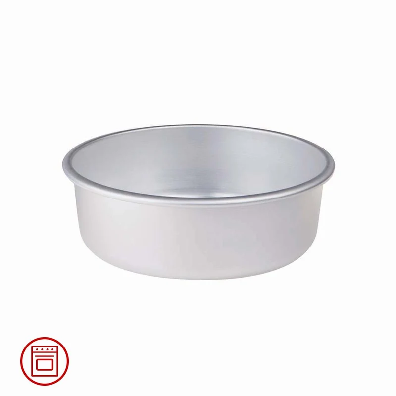 Pasticceria & Pizza Tortiera Conica Alta 8 cm Con Orlo In Alluminio