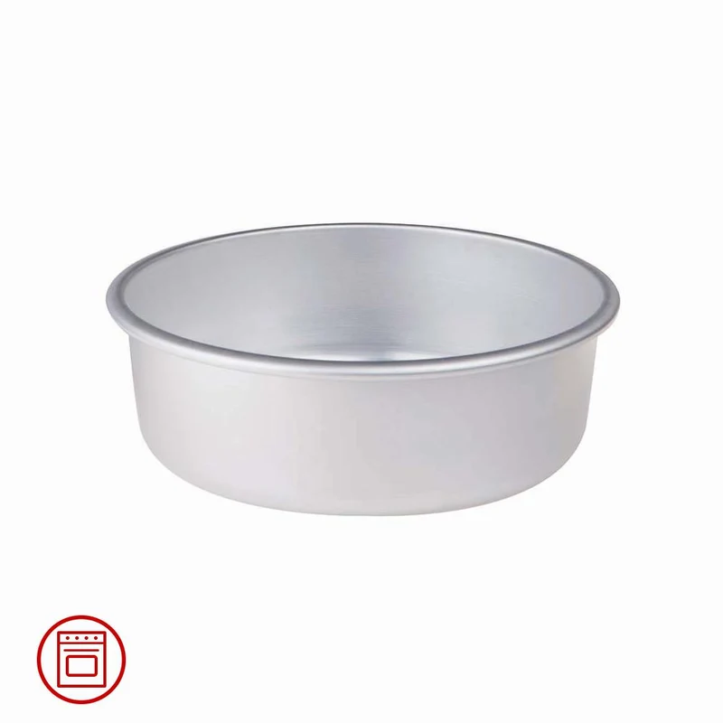Pasticceria & Pizza Tortiera Conica Alta 8 cm Con Orlo In Alluminio