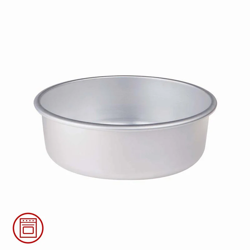 Pasticceria & Pizza Tortiera Conica Alta 8 cm Con Orlo In Alluminio