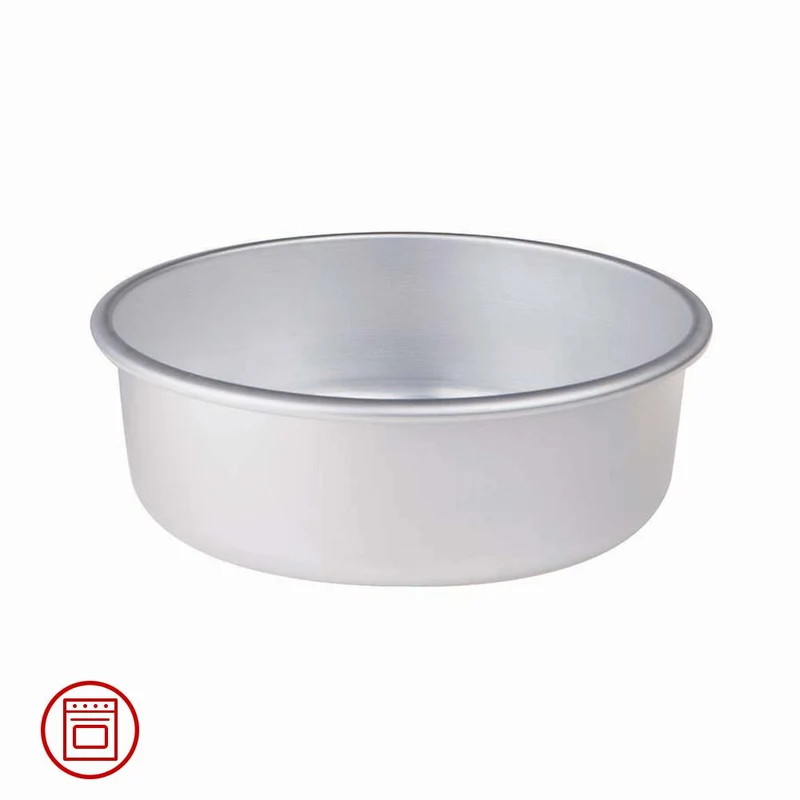 Pasticceria & Pizza Tortiera Conica Alta 8 cm Con Orlo In Alluminio