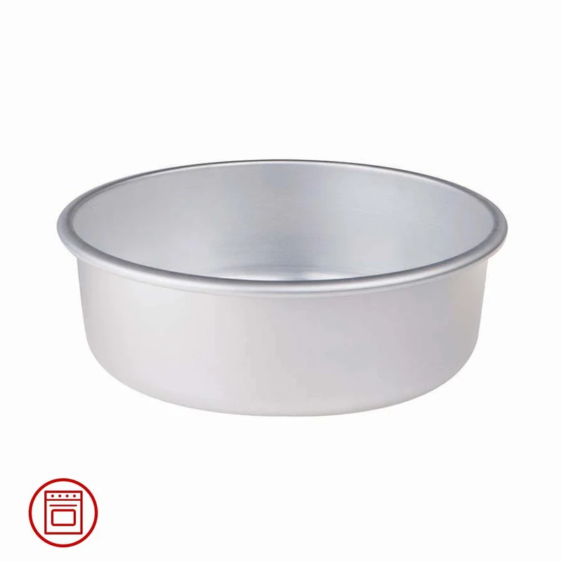 Pasticceria & Pizza Tortiera Conica Alta 8 cm Con Orlo In Alluminio