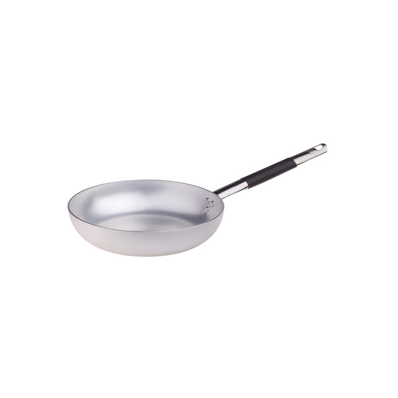Alluminio 3mm Professionale Padella Alta Svasata Con Manico Cool Inox