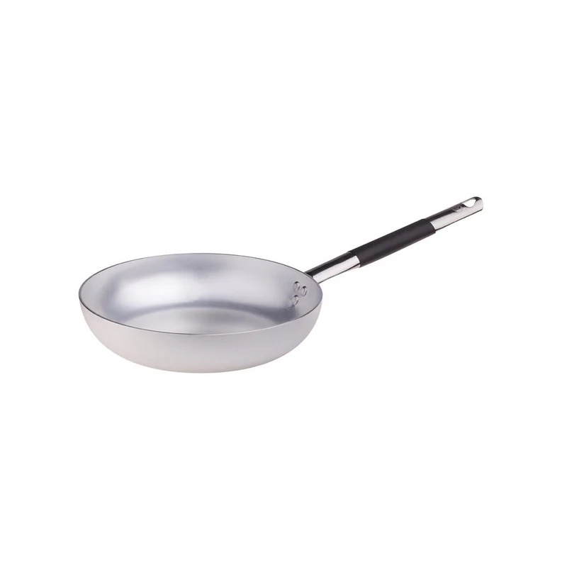 Alluminio 3mm Professionale Padella Alta Svasata Con Manico Cool Inox