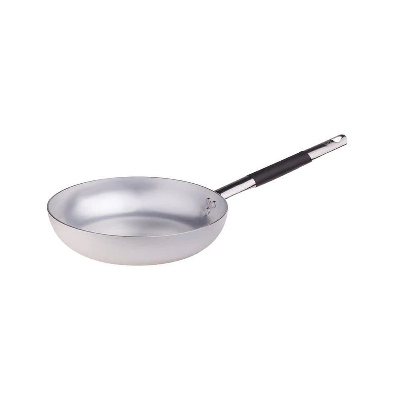 Alluminio 3mm Professionale Padella Alta Svasata Con Manico Cool Inox