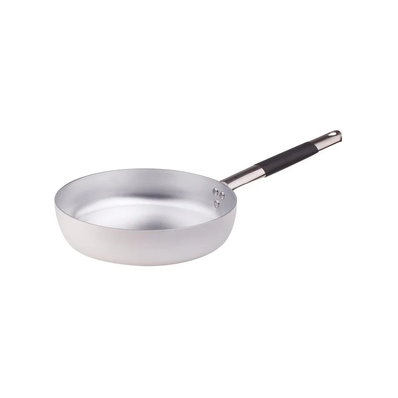 Alluminio 3mm Professionale Padella Alta Sauté Con Manico Cool Inox
