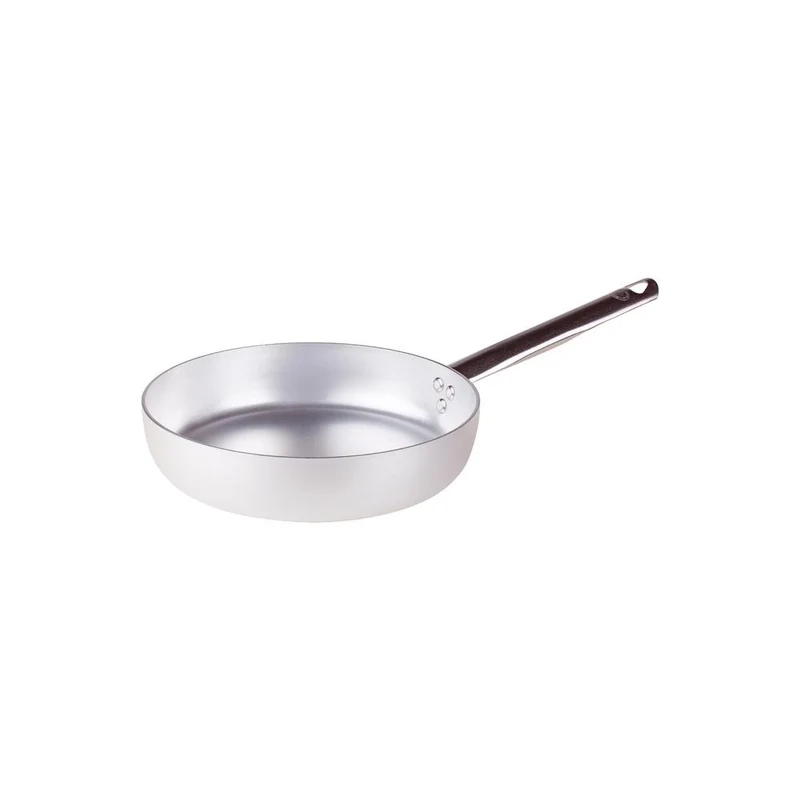 Alluminio 3mm Professionale Padella Alta Sauté Con Manico Tubolare Inox