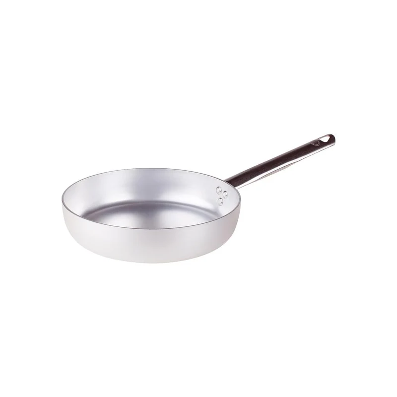 Alluminio 3mm Professionale Padella Alta Sauté Con Manico Tubolare Inox