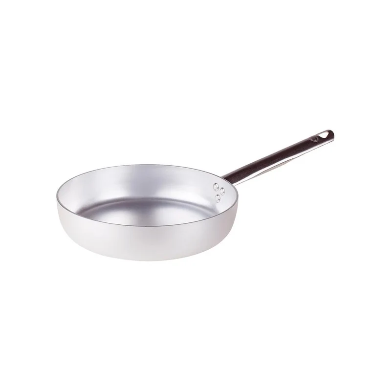 Alluminio 3mm Professionale Padella Alta Sauté Con Manico Tubolare Inox