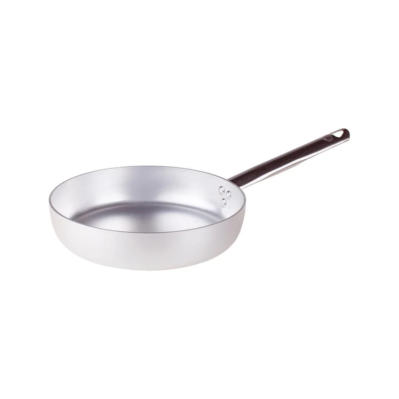Alluminio 3mm Professionale Padella Alta Sauté Con Manico Tubolare Inox