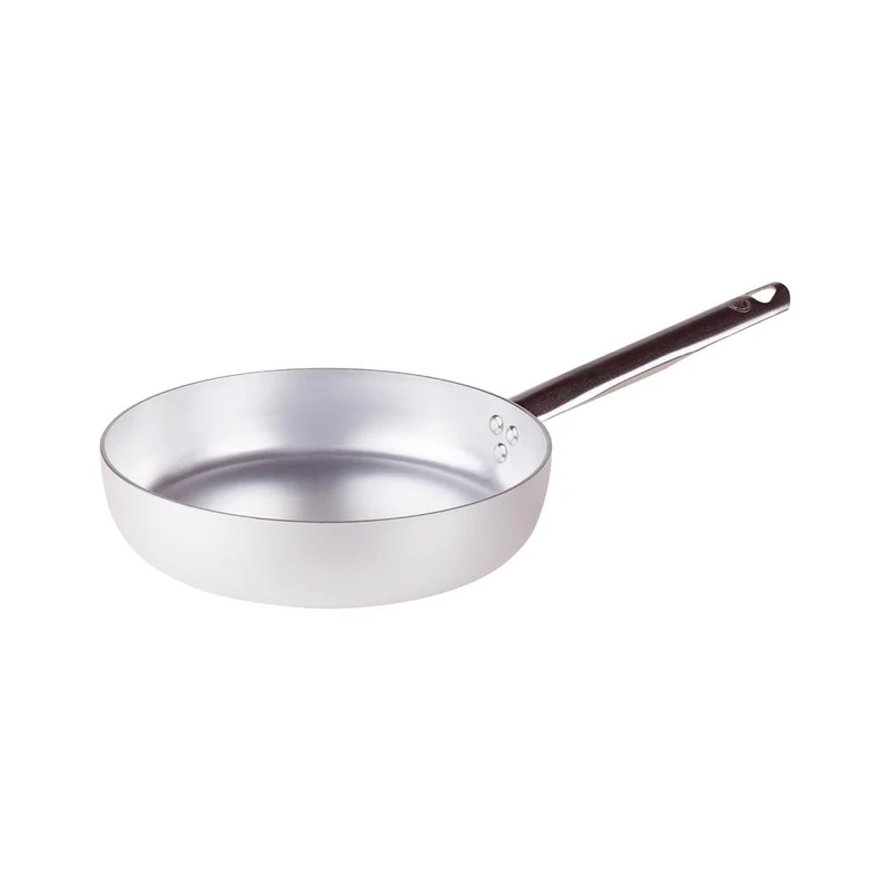 Alluminio 3mm Professionale Padella Alta Sauté Con Manico Tubolare Inox