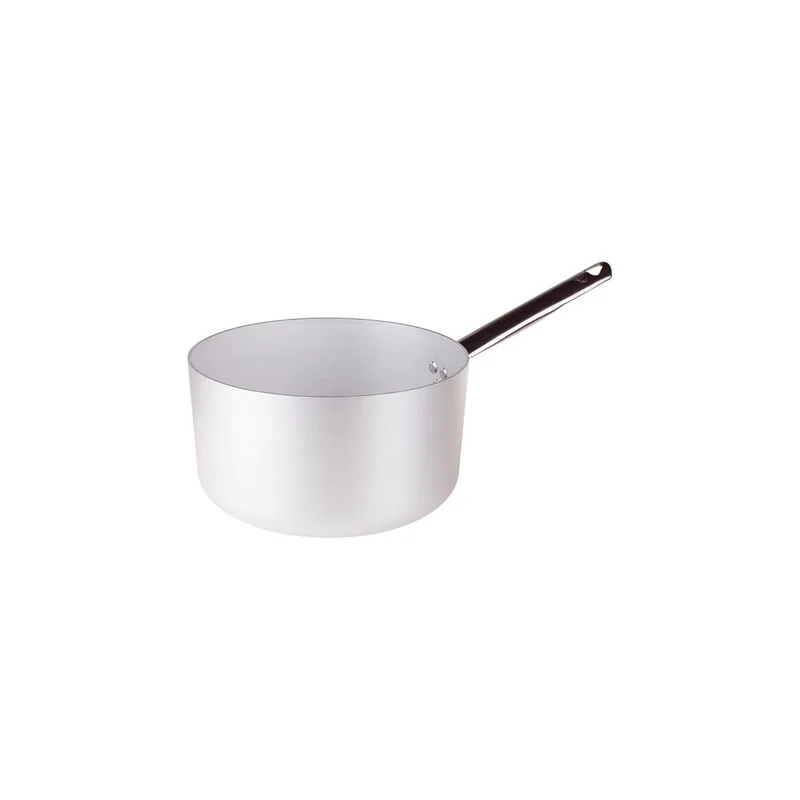 Alluminio 3mm Professionale Casseruola Alta Con Manico Tubolare Inox