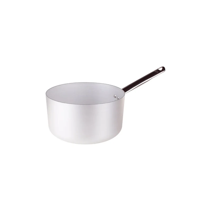 Alluminio 3mm Professionale Casseruola Alta Con Manico Tubolare Inox