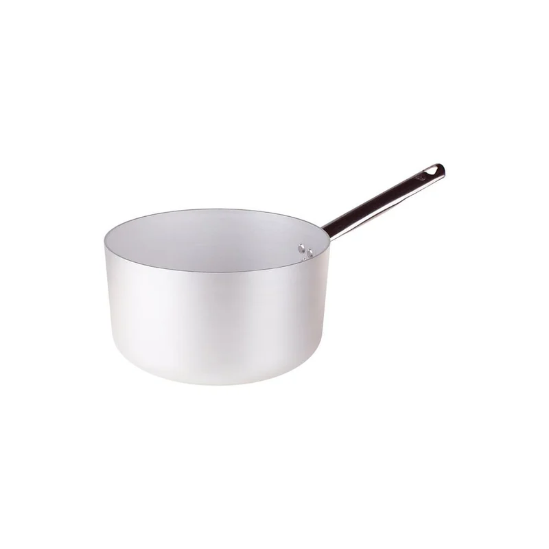 Alluminio 3mm Professionale Casseruola Alta Con Manico Tubolare Inox