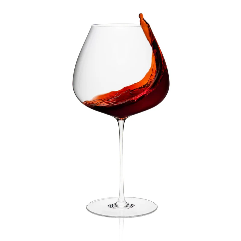 88 cl - Arte Calice Vino Rosso Ballon In Vetro Trasparente Set 2 Pz