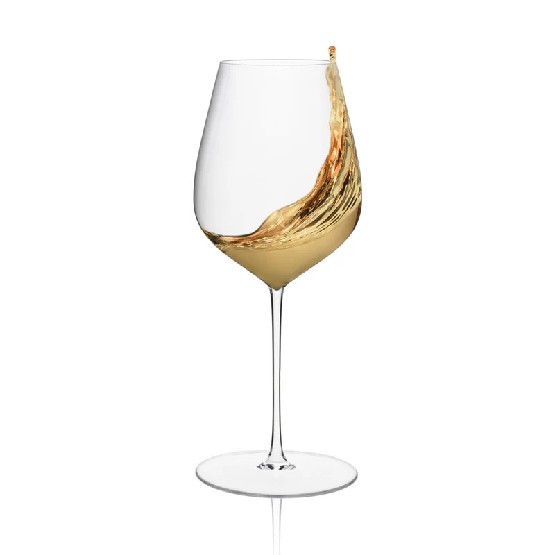 44 cl - Arte Calice Vino Bianco In Vetro Trasparente Set 2 Pz