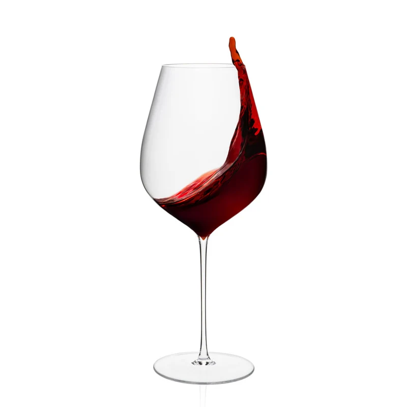 63 cl - Arte Calice Vino Rosso In Vetro Trasparente Set 2 Pz
