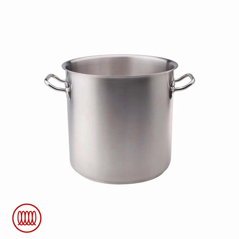 Acciaio Inox Pentola Alta Induzione Con Due Maniglie