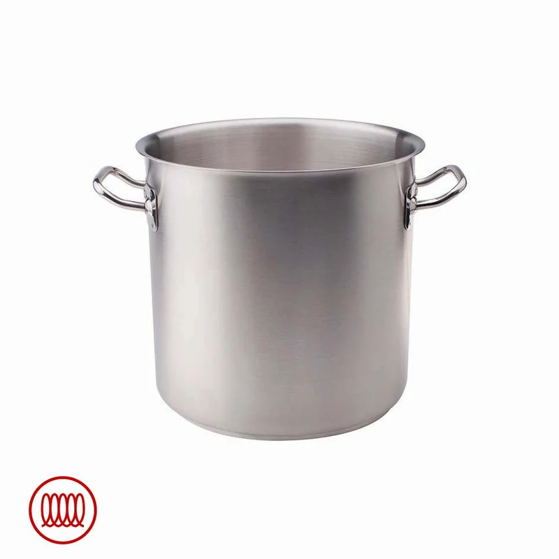 Acciaio Inox Pentola Alta Induzione Con Due Maniglie