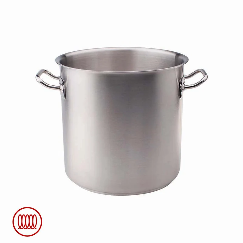 Acciaio Inox Pentola Alta Induzione Con Due Maniglie