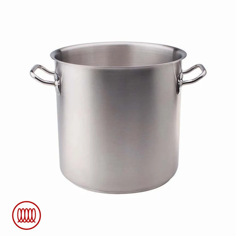 Acciaio Inox Pentola Alta Induzione Con Due Maniglie