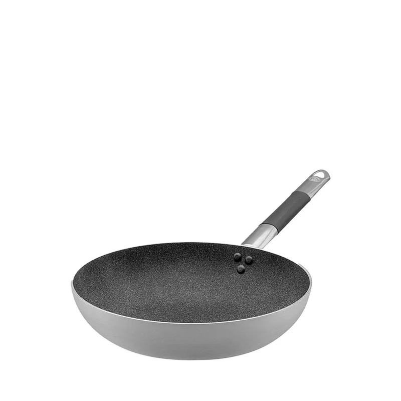 SharkSkin Padella Alta Svasata In Alluminio Antiaderente Con Manico In Acciaio Inox Cool