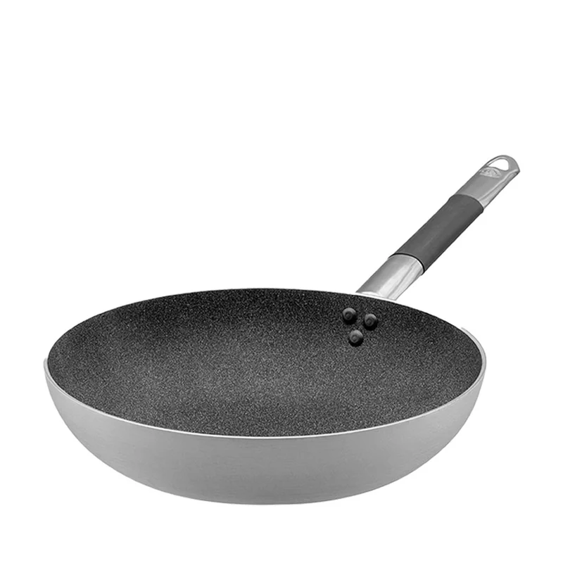 SharkSkin Padella Alta Svasata In Alluminio Antiaderente Con Manico In Acciaio Inox Cool
