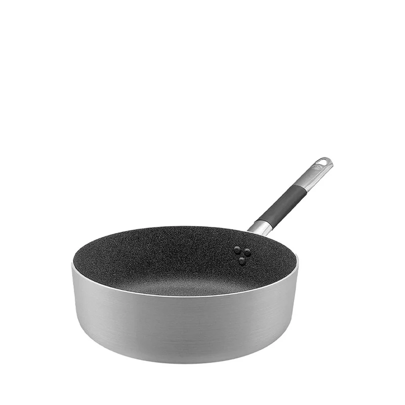 SharkSkin Casseruola Bassa In Alluminio Antiaderente Con Manico In Acciaio Inox Cool
