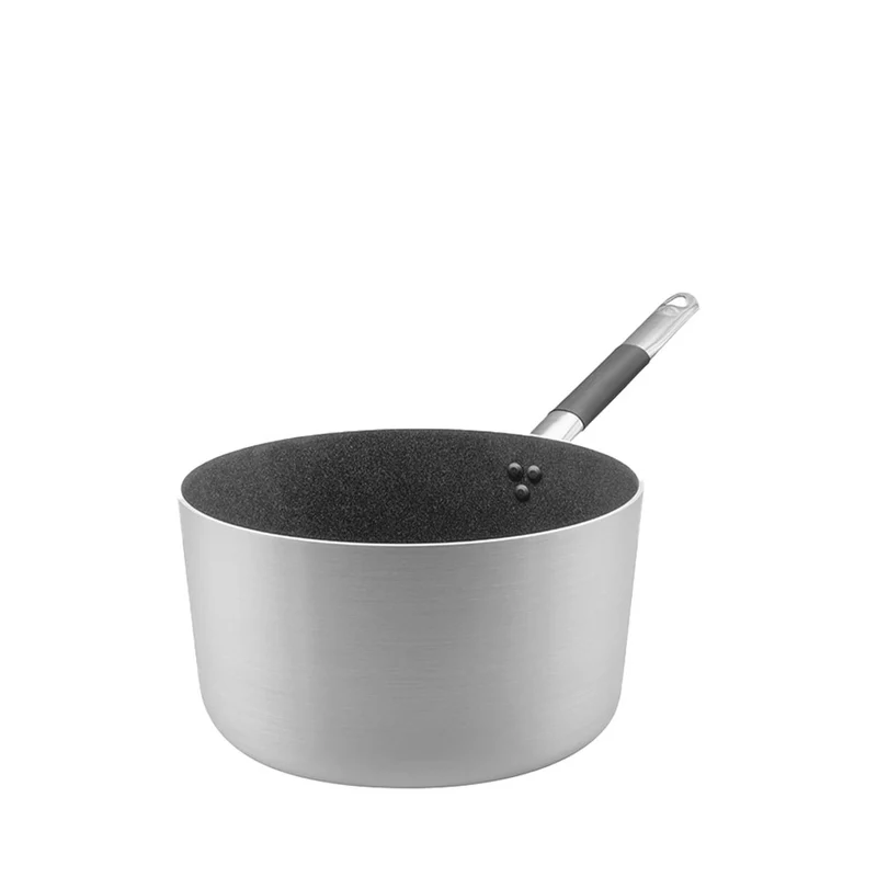 SharkSkin Casseruola Alta In Alluminio Antiaderente Con Manico In Acciaio Inox Cool