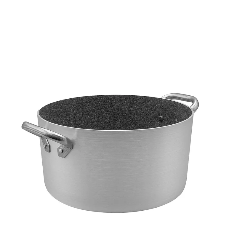 SharkSkin Casseruola Alta In Alluminio Antiaderente Con 2 Maniglie Acciaio Inox