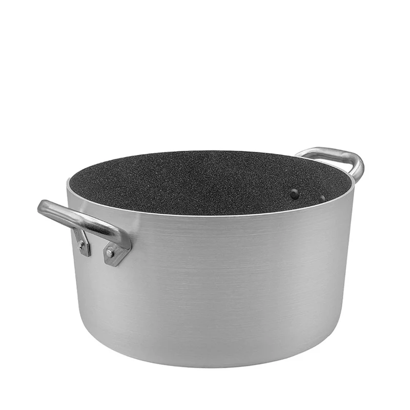 SharkSkin Casseruola Alta In Alluminio Antiaderente Con 2 Maniglie Acciaio Inox