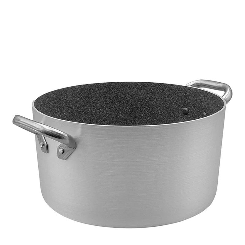 SharkSkin Casseruola Alta In Alluminio Antiaderente Con 2 Maniglie Acciaio Inox