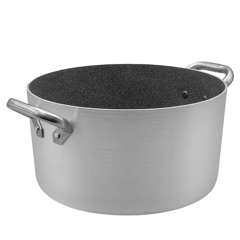 SharkSkin Casseruola Alta In Alluminio Antiaderente Con 2 Maniglie Acciaio Inox