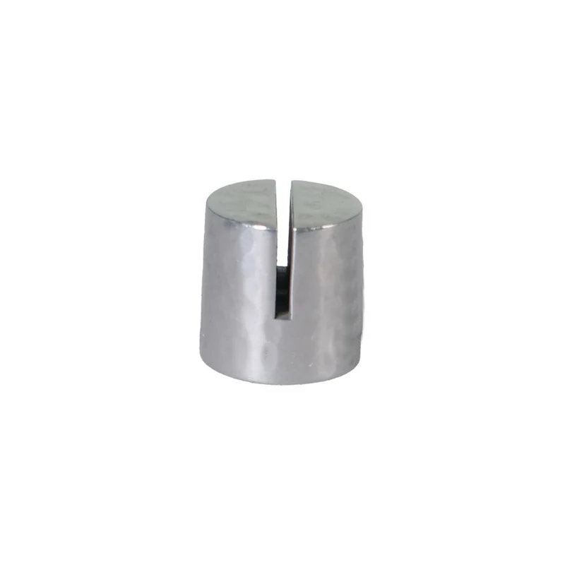 2.3 cm - Portofino Segnaposto Tondo In Alluminio Martellato
