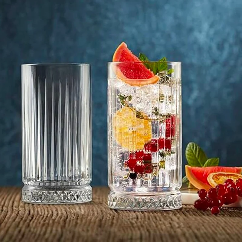 28 cl - Elysia Bicchiere Bibita Highball In Vetro - Set 4 Pz