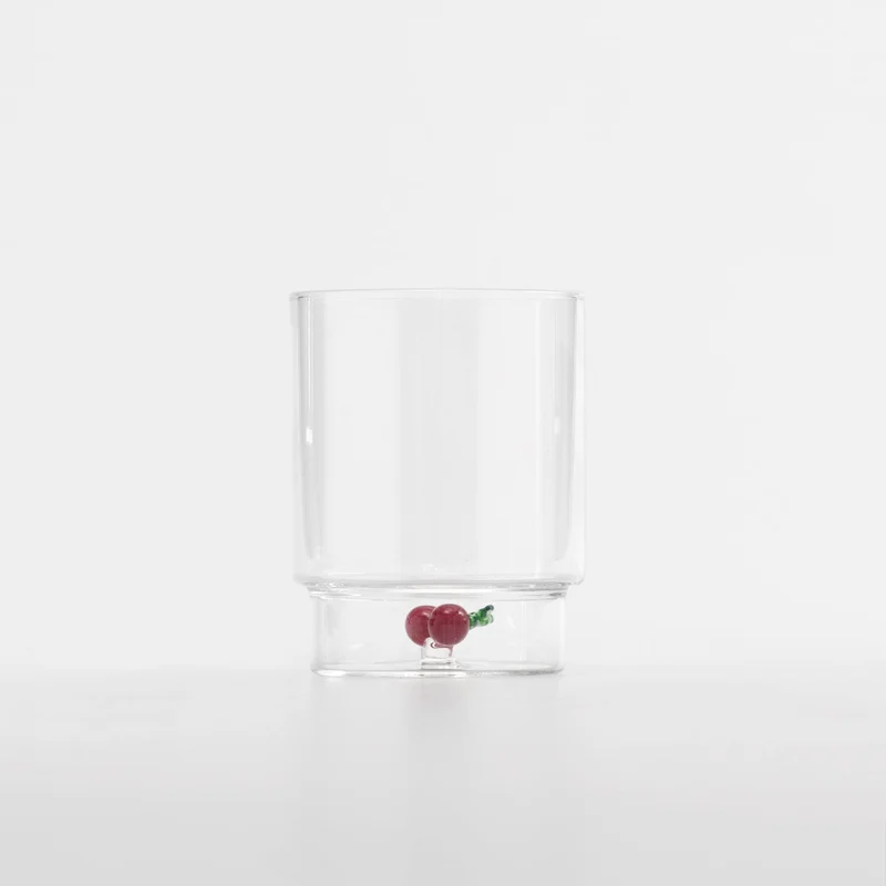 35 cl - Teca Frutta Bicchiere Acqua In Vetro Set 6 Pz
